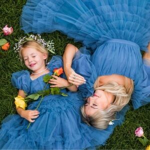 Ivy City Co Blue Maxi Dress